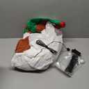 6FT Christmas Inflatable Outdoor Decorations Animated Snowman Santa Claus Pop Up Xmas Blow Ups Holiday Yard Decor with LED Lights Winter Lighted Snow Man Blowup for Outside Indoor Party Lawn Garden