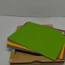 Chef's Vision Flexible Cutting Mats - Set of 6 Non-Slip, Color-Coded Kitchen Cutting Mats - Flexible Cutting Board for Safe, Easy Food Preparation, Cutting Mats for Kitchen