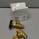 Pressure Tank Tee Kit 1"x 11" with 4060psi Well Pressure Switch and Pressure Gauge Water Pressure Tank Kit, Brass, fit Most Tanks with Diameters up to 16"