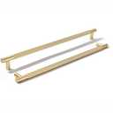 khtumeware 5 Pack 12 Inch(305mm) Aluminum Handles Knurled Gold Cabinet Pulls Drawer Pulls Kitchen Hardware Kitchen Handles for Cabinets Cupboard Handles
