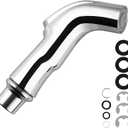 Hygie Rinse Universal Sink Sprayer Attachment for Faucet, Kitchen Side Sprayer Head Compatible with Delta, Moen, Kohler and Other OEM Brands Pull Out Spray Head, Nozzle Head Only, Chrome