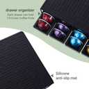 Coffee Pod Drawer Holder With 15''*11'' Coffee Mat Compatible with Nespresso Vertuo Capsules,Coffee Bar Station Accessories