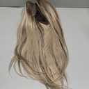 Chocolate Brown Synthetic Lace Front Wigs 26inch Middle Part Straight Wig Glueless Premium Fiber Realistic Look Like Human Hair Natural Density 13x4 Lace Frontal Wigs for Women