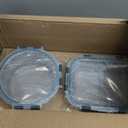 M MCIRCO 24-Piece Glass Food Storage Containers with Upgraded Snap Locking Lids,Glass Meal Prep Containers Set - Airtight Lunch Containers, Microwave, Oven, Freezer and Dishwasher (Gray)