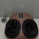 Nekteck Shiatsu Foot Massager Machine with Heat, 2026 Upgraded FSA Eligible Air Compression Deep Kneading Therapy Feet Massager, Improve Blood Circulation and Foot Wellness Massage Tools HSA Eligible (Brown (Regular))