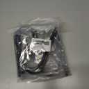 2 x Christmas Stocking Hooks,Non Slip Vinyl Coated Stocking Holder for Mantle Set of 4 Pack, Black Metal Stocking Hanger with Rubber Coated Stocking Hooks for Christmas Party Decorations