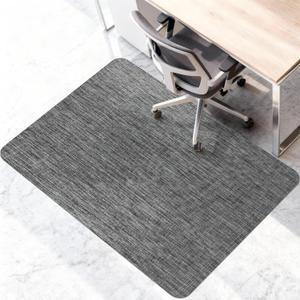 Azadx Office Chair Mat for Hardwood Floor 48" x 60" Heavy Duty Chair Mat for Hardwood Floors Slip Resistant Floor Protector for Home Office Computer Desk Chair Mat for Rolling Chairs, Dark Grey