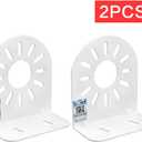 L-Shape Dome Camera Bracket,Universal Wall Ceiling Mount Bracket for Security CCTV Hikvision Dome Camera, CCTV Security Camera Mount Bracket/(2 Pack)