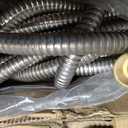 Stainless Steel Garden Hose 50ft Heavy Duty Metal Water Hoses with 10 Function Water Hose Nozzles for Yard Outdoor