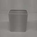 Mbillion Small Bathroom Trash Can 2.1 Gallon Wastebasket, Modern Metal Garbage Can Office Waste Basket, Matte Black Stainless Steel Trash Bin for Bedroom, Home Office, Toilet, rv, Near Desk, Under Sink