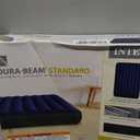 Intex 64758E Dura-Beam Standard Downy Air Mattress: Fiber-Tech, Full Size, 10in Bed Height, 600lb Weight Capacity