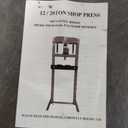 12 Ton H Frame Hydraulic Shop Press,Heavy Duty Garage Floor Press with Adjustable Height Stamping Plates,Built in Relief Valve for Bending Straightening Bearings u Joints Car Repair Professional Use