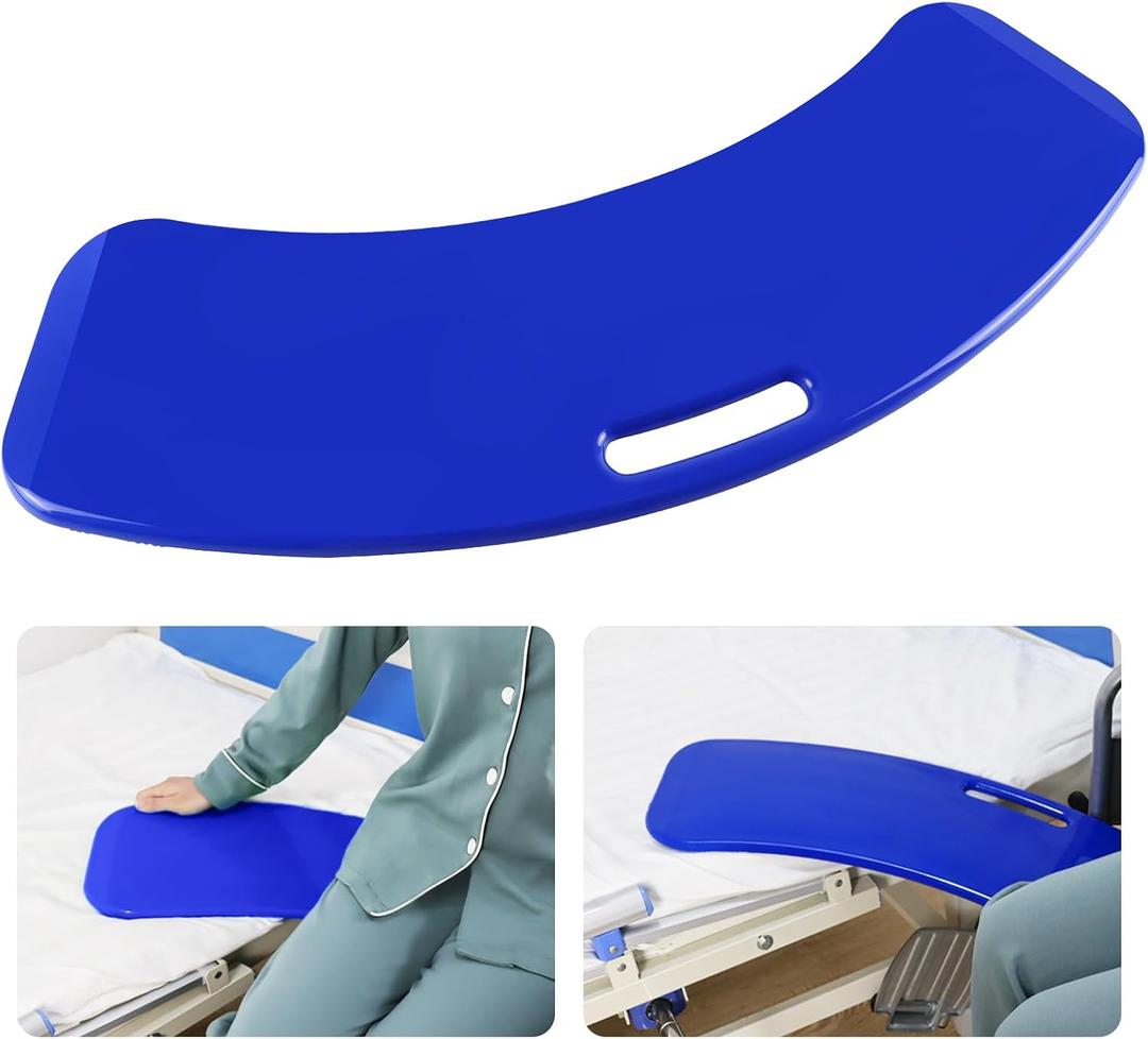 YHK Sliding Transfer Boards, Sliding Boards to Transfer to Wheelchairs, Seniors from Bed to Chair, Car, Slide Assist Device, Sliding Boards Hold up to 440 lbs (Blue)
