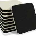 Furniture Sliders 8 Pcs 4 Inch Square Felt Furniture Slider Reusable Heavy Duty Furniture Sliders for Hardwood Floors and Other Hard Surfaces