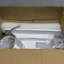 12" Ultra Quiet Bathroom Exhaust Fan with 6500K LED Light, 1.0 Sone 120 CFM, 10x10 Mount, 1500 LM Ceiling Ventilation Fan, Energy Efficient (6500K LED-W)