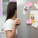 3 in 1 Magnetic Bottle Opener for Beer and Soda Cans, Cute Beer Bottle Opener Perfect for Home Kitchen Bar Camping Parties Accessories (Pack of 2)