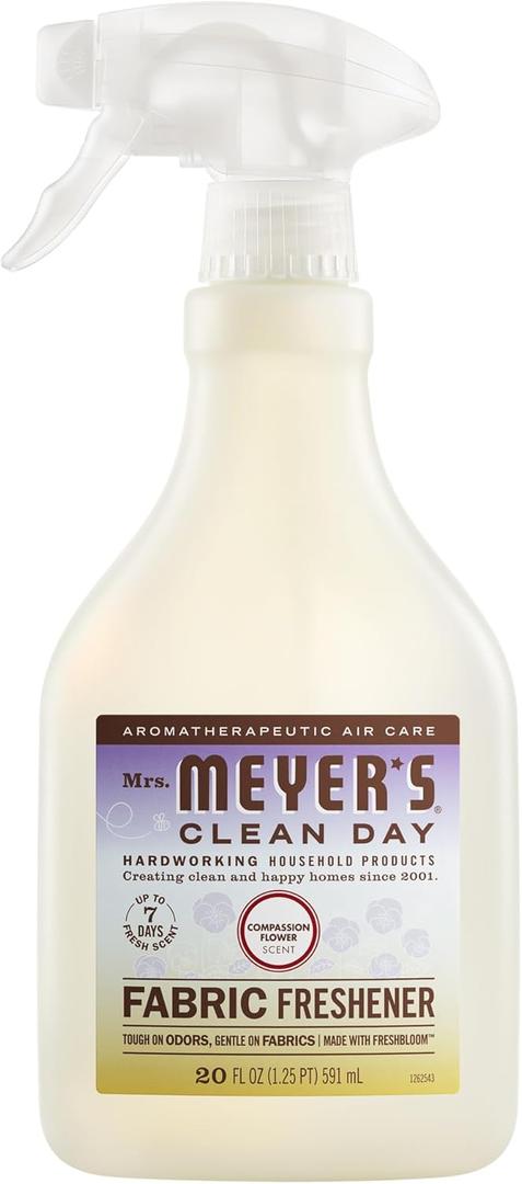 MRS. MEYER'S CLEAN DAY Fabric Freshener, Compassion Flower Scent, 20 Ounce Bottle