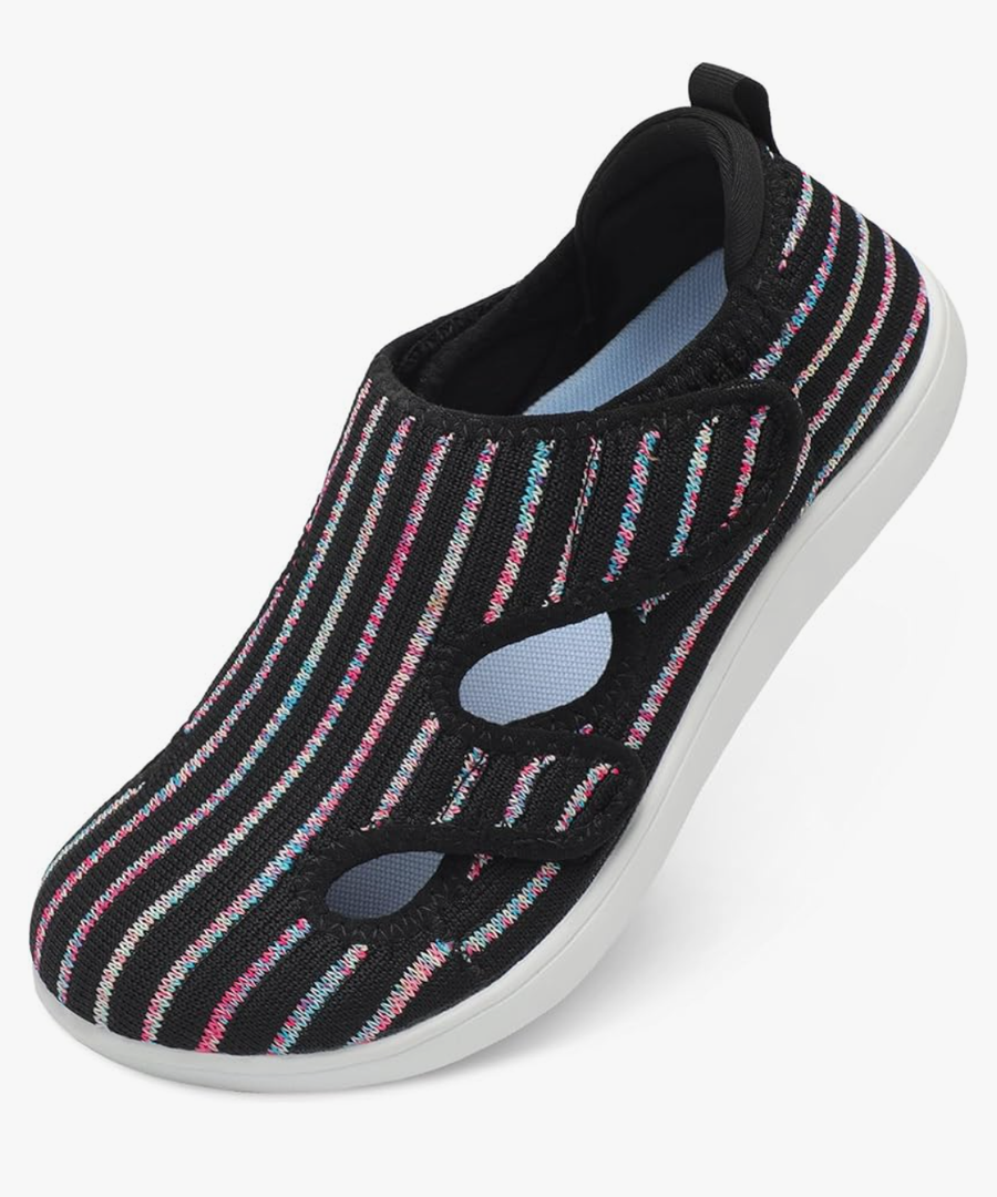 LeIsfIt Diabetic Shoes for Women Adjustable Extra Wide Barefoot Walking Shoes for Swollen Arthritis Edema Feet Wide Width Zero Drop Sole 38