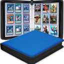 360 Pockets Toploaders Binder, 9 Pocket Toploaders Trading Card Binder for 3x4 Rigid Hard Card Holders with Sleeves Fit for Baseball Cards MTC, TCG, Game Cards, Sports Cards