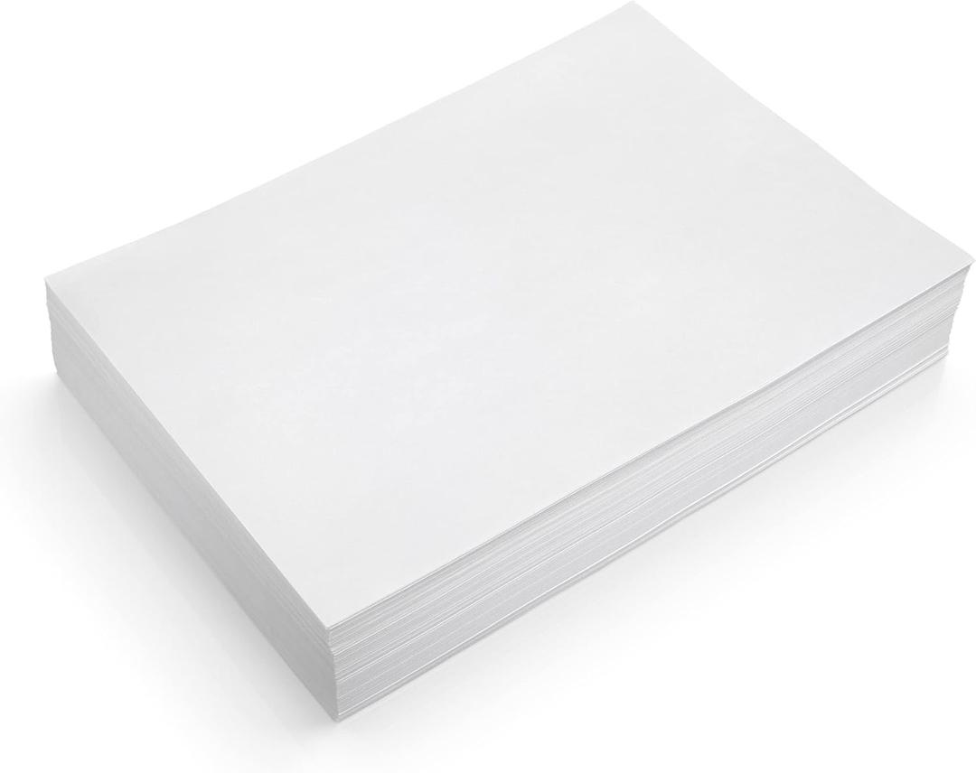 Premium Weight 32lb Bond White 4" x 6" Sheets - Note Paper Memo Sheets (500 Sheets)