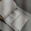 Acrylic Folding TV Tray Table - 23" High Acrylic Table, Foldable Desks for Small Spaces, Living Room, Bed Room, TV Dinner Table with Easy Assembly, 1PCS Transparent Rectangle Tray