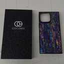 Cocomii - Rectangle Case Compatible with iPhone 16 Pro Max - Compatible with MagSafe, Abalone Shell, Pearlescent Seashell, Glossy, Magnetic Phone Case for iPhone 16 Pro Max 6.9 inch, Blue/Purple (iPhone 16 Pro Max 6.9", Blue/Purple)