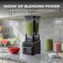 Ninja UltraCrush Professional Blender, 1000W, 72oz Pitcher, 3 Speeds, BP201 | 1000W Total Crushing blades power through ice & fruit. XL 72-oz pitcher, 3 manual speeds plus pulse. Dishwasher safe.
