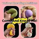 4PCS Glitter Dumpling, Dumpling Squishy, Mega Rainbow Dumplings, Cute Anxiety Relief Fidget , Soft Squeeze Decompression Dough for AdultsSmall