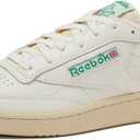Reebok Club C 85 Vintage Tennis Sneakers for Men, Casual White Mens Shoes, Size 9.5