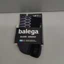 Balega Silver Compression Fit Performance No Show Athletic Running Socks (1 Pair) (Large, Black)