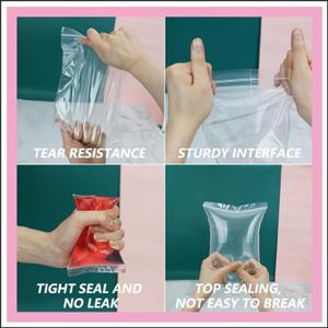 iMailer - 1000 Pcs- 4" x 6" Clear Small Zip Bag - Reclosable Zip Plastic Poly Bags 2 Mil with Resealable Lock Seal Zipper for Photo, Jewelry, Bakery, Treats, Party Favors iMailer - 1000 Pcs- 4" x 6" Clear Small Zip Bag - Reclosable Zip Plastic Poly Bags 2 Mil with Resealable Lock Seal Zipper for Photo, Jewelry, Bakery, Treats, Party Favors