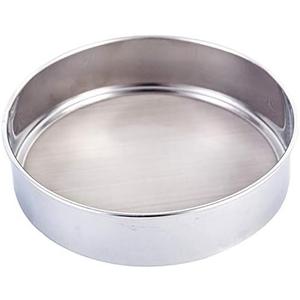 Falytemow Flour Sifter Round Flour Sieve Strainer with 40 Mesh Premium Rustproof Stainless Steel Fine Mesh for Baking 7.87 inch x 1.97 inch (20cm)
