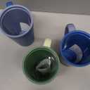 Copco Cone Travel Coffee Mug, 16 oz (Set of 3) - Insulated Drinkware with Spill-Proof Lid and Handle, Microwave & Dishwasher Safe - BPA-Free, Compact for Desk & Cup Holder Friendly (Assorted Colors)