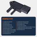 HiSport Differential Pressure Sensor 076906051B Compatible with Audi A3 VW Beetle Jetta Passat Replaces 076906051B