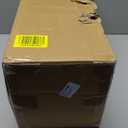 Muzata 4PCS 50FT Black Under Deck Drainage System Trough HDPE Waterproofing Membrane Fit for 16 Joist Spacing M081