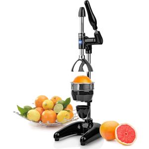 Tribest Pro MJP-100 Professional Manual Cold Press Juicer Machine for Citrus, Black (One-Size)