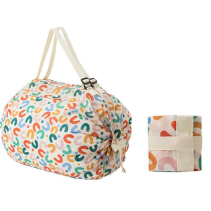 Reusable Shopping Bag Foldable Grocery Storage Tote Bag - Eco-Friendly Grocery & Shopping Storage (Waterproof Oxford Cloth) for Daily, Travel, Picnic, Camping, Commuting