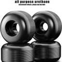 Jizmo Skateboard Trucks, Fits 7.75-8" Deck, Skateboard Wheels 52mm, Skateboard Bearings ABEC-9, Skateboard Pads, Skateboard Hardware Tool Combo Starter Set