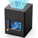 VANSU Multifunctional Smokeless Ashtray,HEPA Filter Smokeless Ashtray Indoor with Lighter,USB Rechargeable Smoke Removing ashtray for home,bedroom,office,car, Valentine's Day Gifts for Him Her