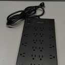 DEPOW Surge Protector Power Strip, 6.5FT Long Flat Plug Extension Cord with 22 AC Outlets (1875W/15A), 6USBs (3 USB-C Ports), 2100J Surge Protection, Wall Mountable for Gaming, Office, Home, Black