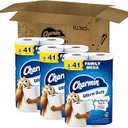 Charmin Ultra Soft Cushiony Touch Toilet Paper, 8 Family Mega = 41 Regular Rolls, White