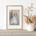 11x17 Oak Picture Frame, Solid Oak 11x17 Poster Frame with Mat to 8x12(Openning Size is 7.5x11.5), Natural Wood 17x11 Frames for Wall, Set of 3, 11x17 in - 3P