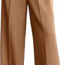 Women Wide Leg Dress Pants 2026 High Waist Business Casual Palazzo Pants Work Slacks Trousers with Pockets XS-XXL (XXL)