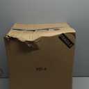 IRIS USA Dog Food Storage Container, 2 Pack, Up to 30 lbs Each, Airtight Seal for Freshness, Wheels for Rolling, Easy One Hand Opening, Made in USA, BPA Free, Clear/Black