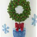 Avanti Linens - Tumbler, Resin Countertop Accessories, Christmas Decorations (Nutcracker Trellis Collection)