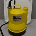 Tankless Water Heater Flushing Kit Includes 1/6HP Submersible Sump Pump with Two Adapters & 3 Gallons Pail with Bucket Lid Opener & Two 1/2 Dia X 6 PVC Hoses with Washers