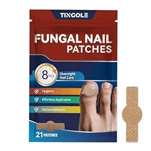 TINGOLE Fungal Nail Patches for Toenail Fungus Treatment Extra Strength, 20PATCH 8Hour Overnight Repair for Damaged Nails, Nail Fungus Treatment for Men & Women