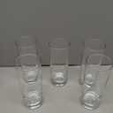 Volarium Highball Glasses with Heavy Base, Clear Drinking Glasses Set for Water, Juice, Cocktails, Wine, Beer, and Whiskey, 12 1/4 Ounce, Set of 5 (Highball Glasses)