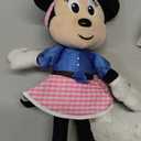 Disney Junior 9.5-inch Minnie Mouse Small Plush Stuffed Animal, Super-Soft Huggable Plush, Kids Toys for Ages 2 Up by Just Play
