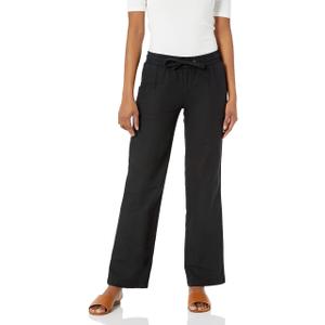 Amazon Essentials Women's Linen Blend Drawstring Relaxed Fit Wide Leg Pant XXL